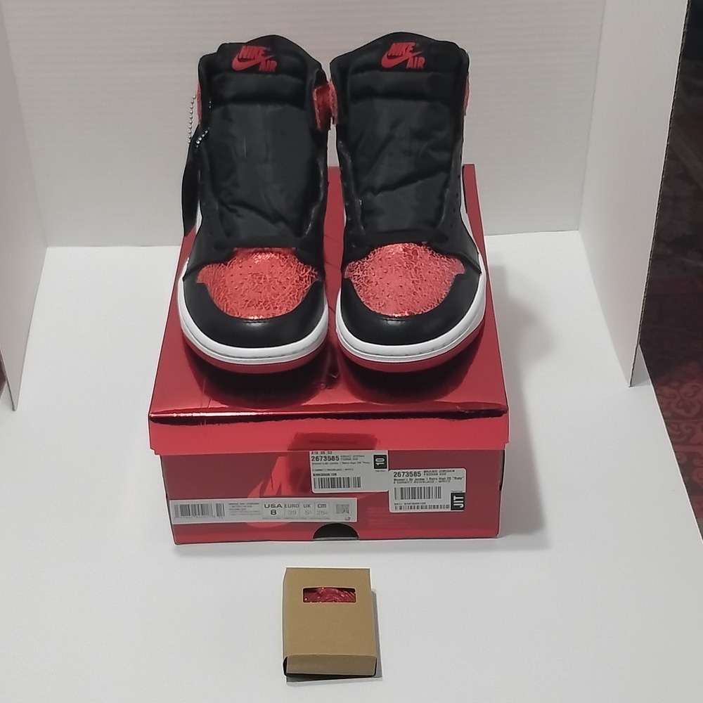Jordan Air Jordan 1 Retro Hi OG Ruby FD2596-602 Red/Black-White Women's